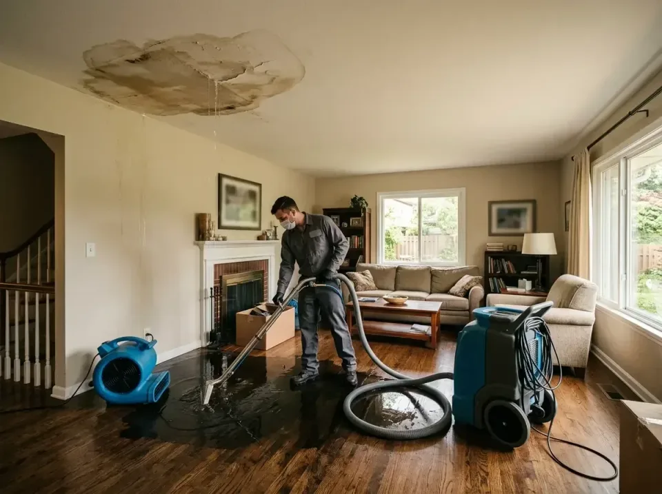 attic-pipe-burst-ceiling-drip-008 — frequently asked questions, Water Damage Restoration & Carpet Care in Gillespie, IL